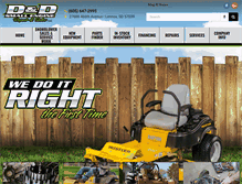 Tablet Screenshot of dndsmallenginesales.com